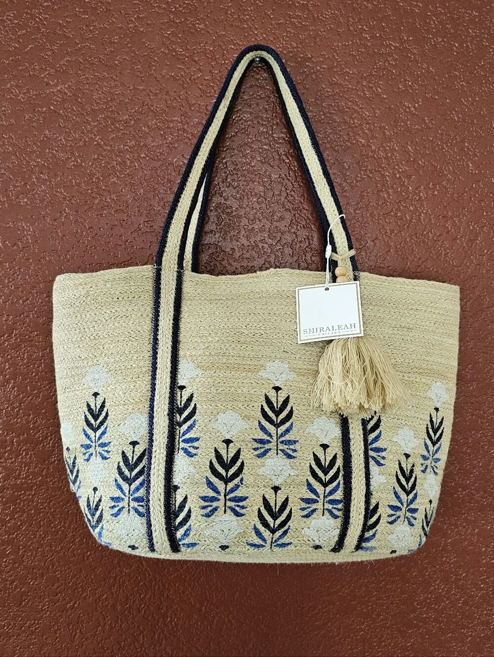 Shiraleah Natural Straw Tote